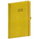 Týdenní diář 2026 A5 Rivoli - žlutozelená