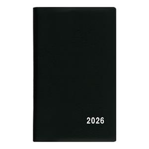 Týdenní diář 2026 Alois PVC kapesní - černá