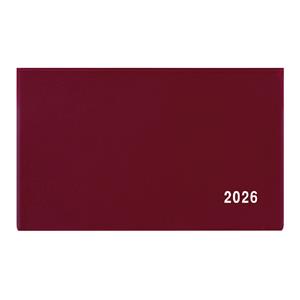 Týdenní diář 2026 Cyril PVC kapesní - bordó