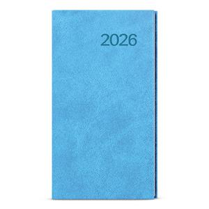 Týdenní diář 2026 Jakub Vivella kapesní - světle modrá