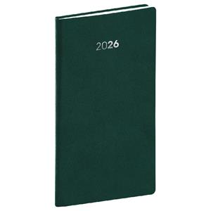 Týdenní diář 2026 kapesní Balakon - zelená