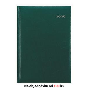 Týdenní diář 2026 slovenský A5 Kronos s poznámkami - zelená
