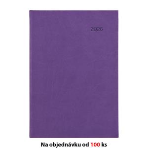 Týdenní diář 2026 slovenský A5 Viva s poznámkami - fialová