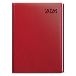 Týdenní diář 2026 Tomáš Vivella A4 - bordó
