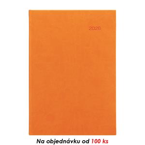 Týdenní diář 2026 Viva A5 s poznámkami - oranžová