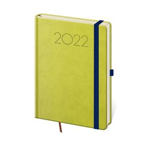 Týdenní diář A5 2022 New Praga - zelená