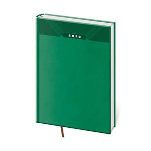 Týdenní diář A5 2022 Print Classic - zelená