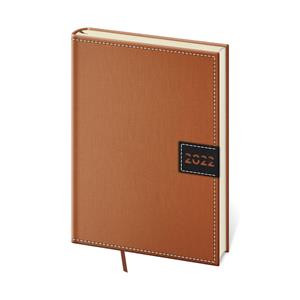 Týdenní diář A5 2022 Toledo - hnědá