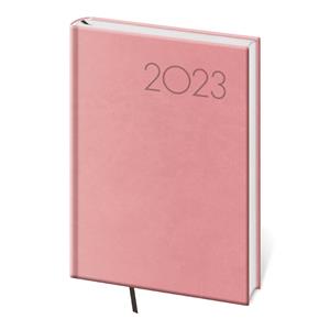 Týdenní diář A5 2023 Print Pop - ružová