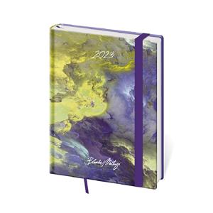 Týdenní diář A5 2023 Vario s gumičkou - Matragi Sky