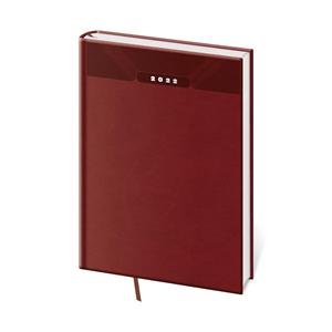 Týdenní diář B5 2022 Print Classic - anglická červená