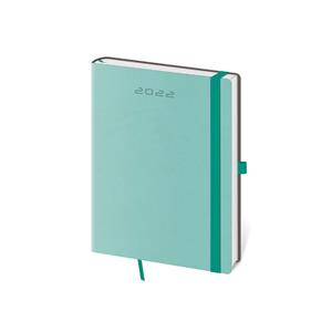 Týdenní diář B6 2022 Flexies - mátová