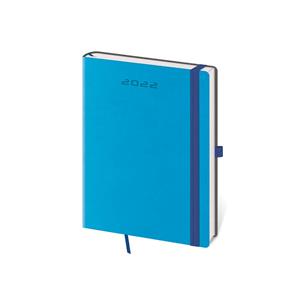 Týdenní diář B6 2022 Flexies - modrá