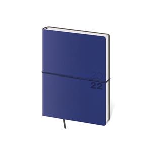Týdenní diář B6 2022 Flexio - tmavě modrá