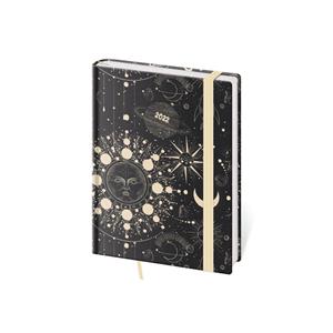 Týdenní diář B6 2022 Vario s gumičkou - Cosmos