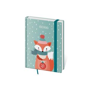 Týdenní diář B6 2022 Vario s gumičkou - Fox