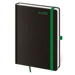 Týdenní diář B6 2026 Black Green
