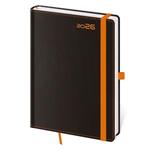 Týdenní diář B6 2026 Black Orange