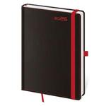 Týdenní diář B6 2026 Black Red