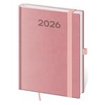 Týdenní diář B6 2026 Print Pop - růžová