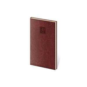 Týdenní kapesní diář 2022 Nebrasca - anglická červená