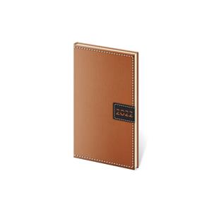 Týdenní kapesní diář 2022 Toledo - hnědá