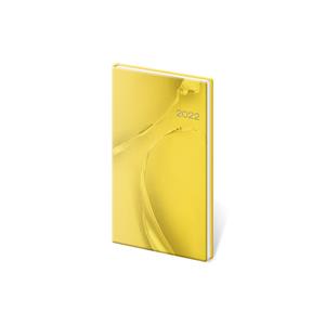 Týdenní kapesní diář 2022 Vario - Yellow design