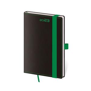 Týdenní kapesní diář 2023 Black Green