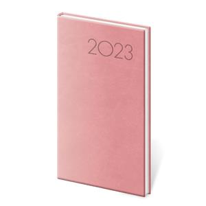 Týdenní kapesní diář 2023 Print Pop - růžová