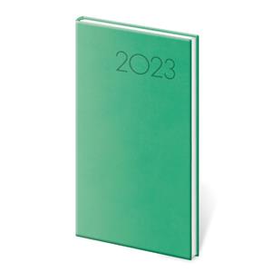 Týdenní kapesní diář 2023 Print Pop - světle zelená