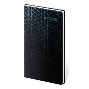Týdenní kapesní diář 2023 Vario - Blue Design