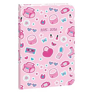 Týdenní kapesní diář 2025/2026 Student - Pinky