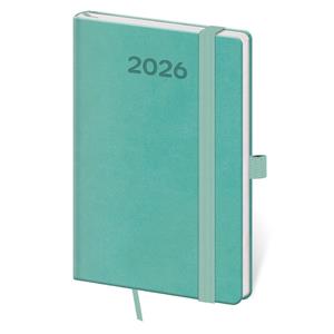 Týdenní kapesní diář 2026 Print Pop - světle zelená