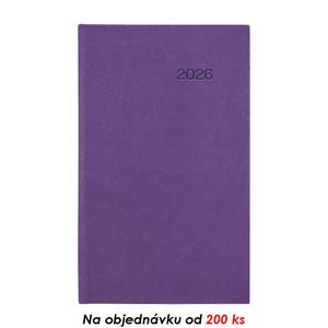 Týdenní kapesní diář 2026 Viva - fialová