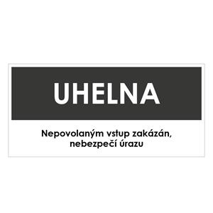 UHELNA, šedá, plast 2 mm 190x90 mm