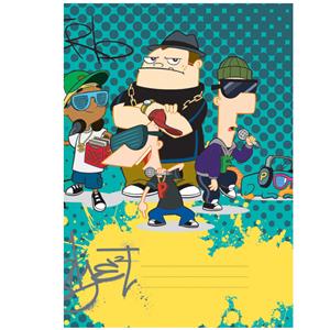 W. Disney Phineas & Ferb Boys - školní sešit A4, 40 listů, linkovaný