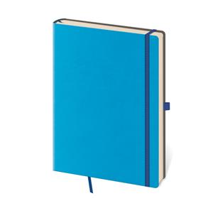 Zápisník Flexies B6 tečkovaný - modrá
